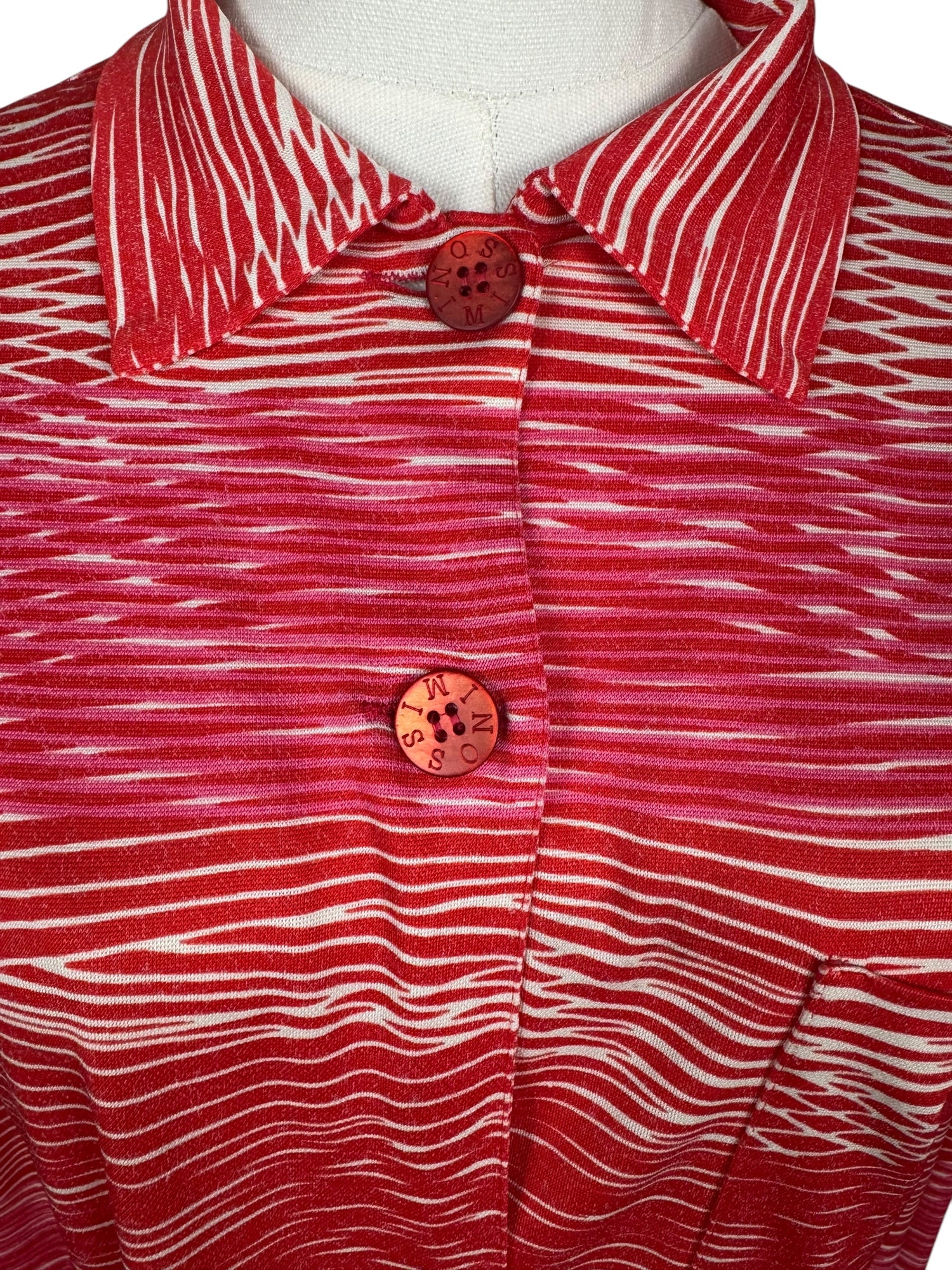 Missoni Pink Patterned Button Up