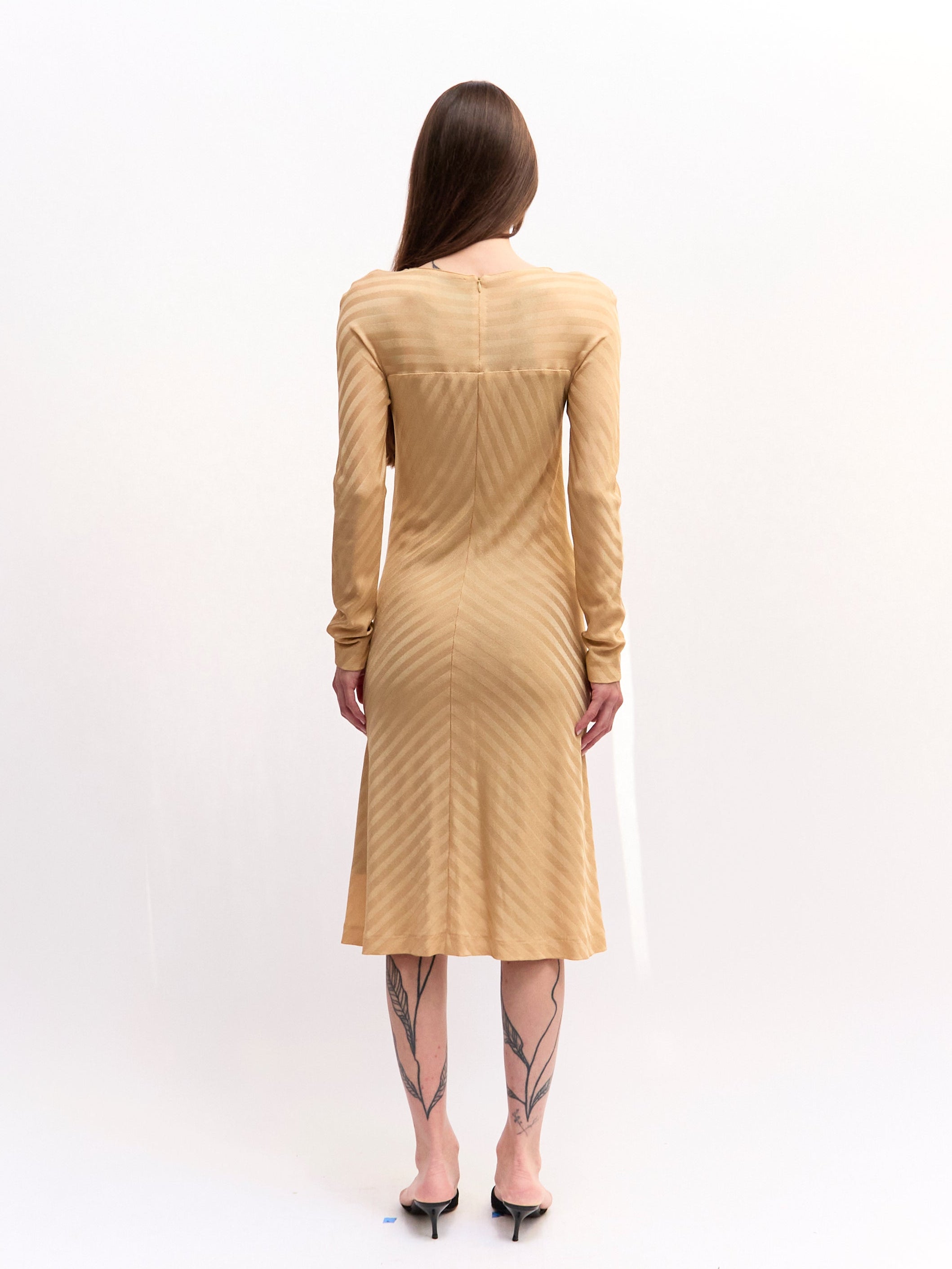 Missoni Gold Long Sleeve Dress