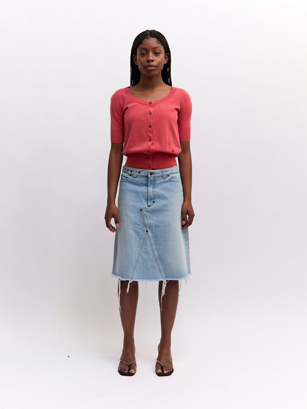 Vivienne Westwood Pink Short Sleeve Cardigan