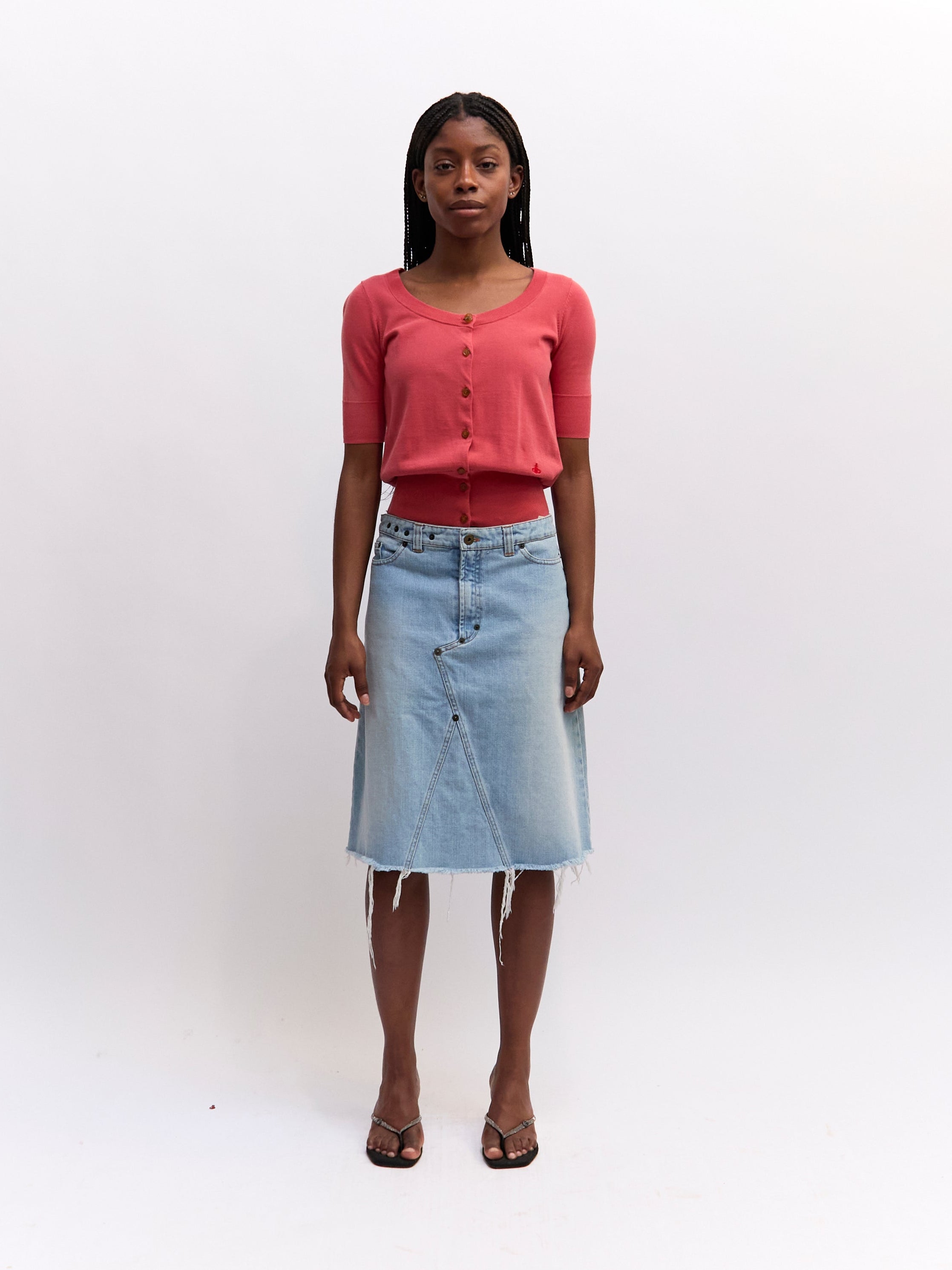 Vivienne Westwood Pink Short Sleeve Cardigan