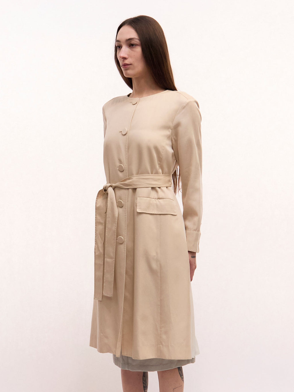 Jill Stuart Cream Trench Dress