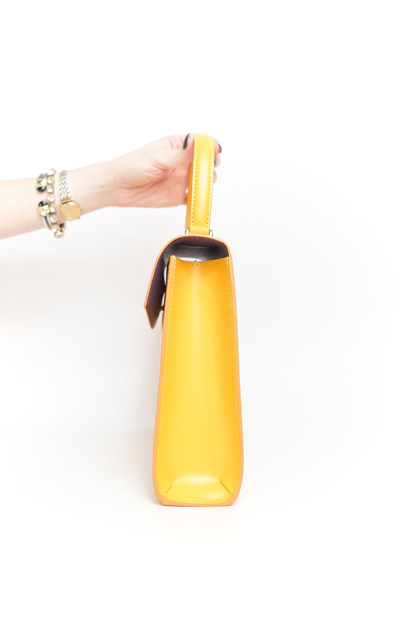 Louis Vuitton Yellow Epi Leather Malesherbes