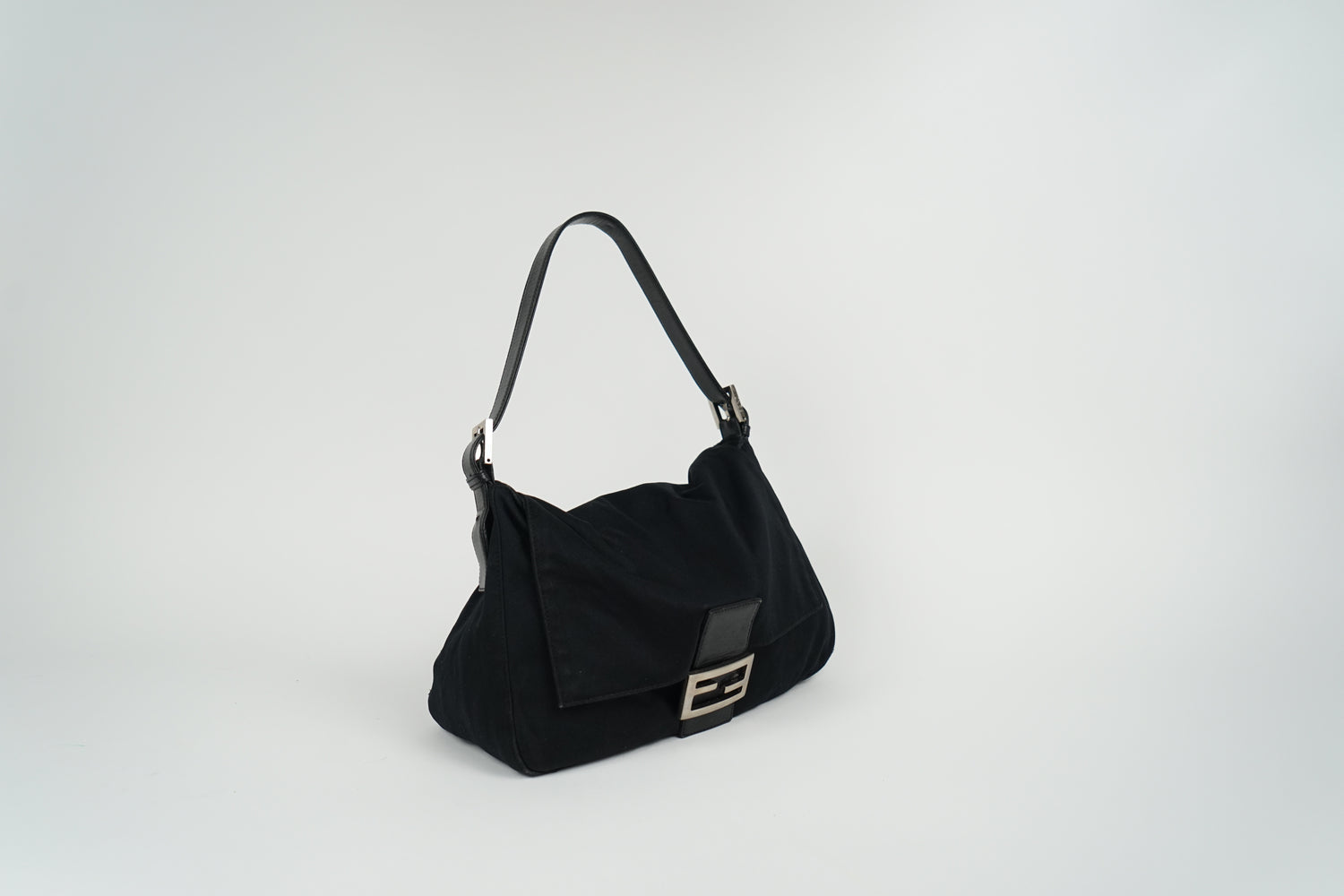 Vintage Fendi Mamma Nylon Shoulder Bag