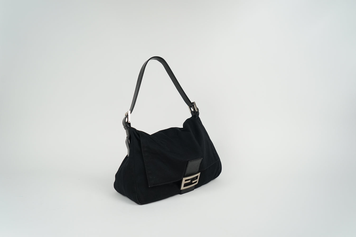 Vintage Fendi Mamma Nylon Shoulder Bag