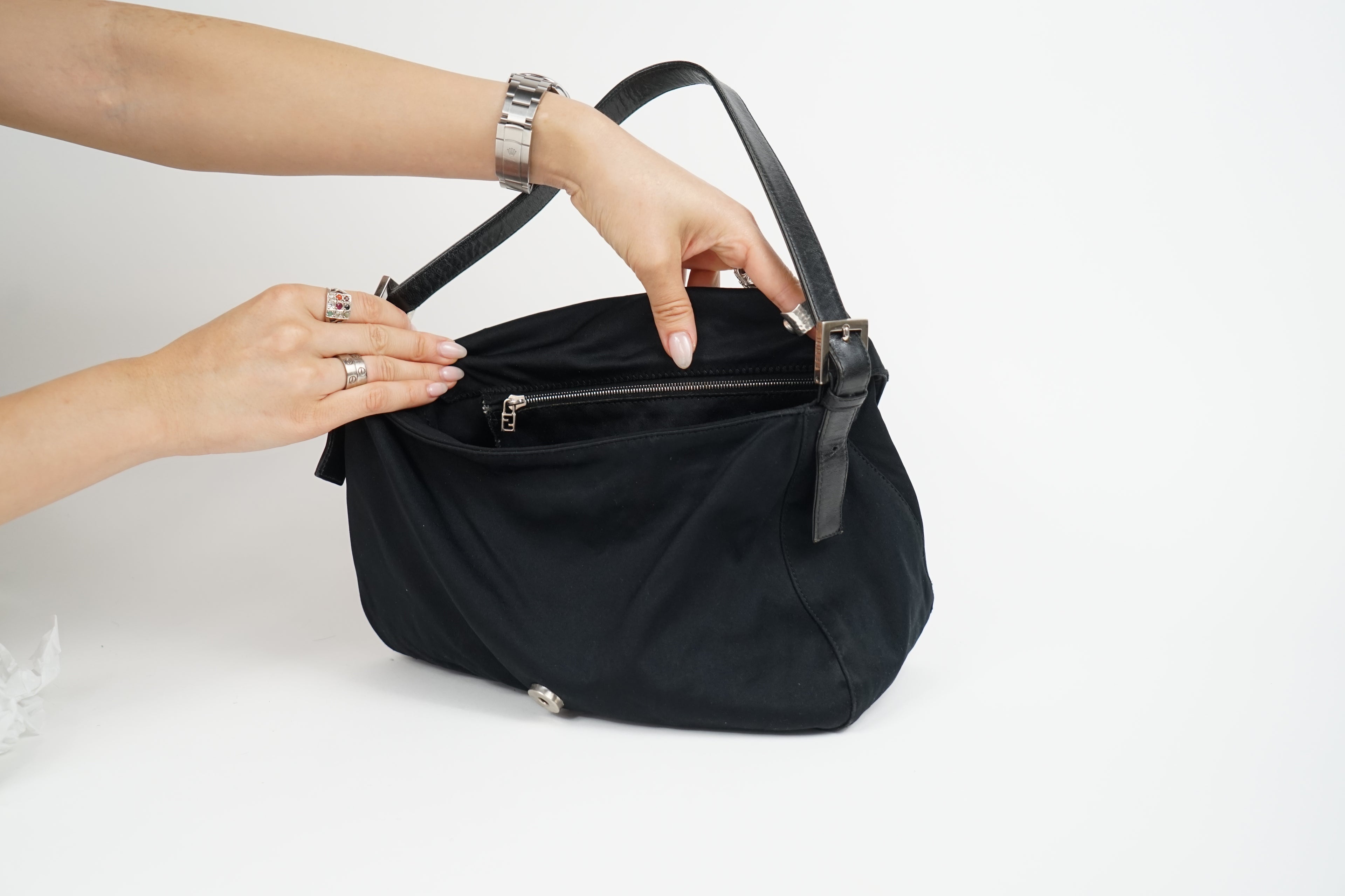 Fendi Mamma Nylon Shoulder Bag