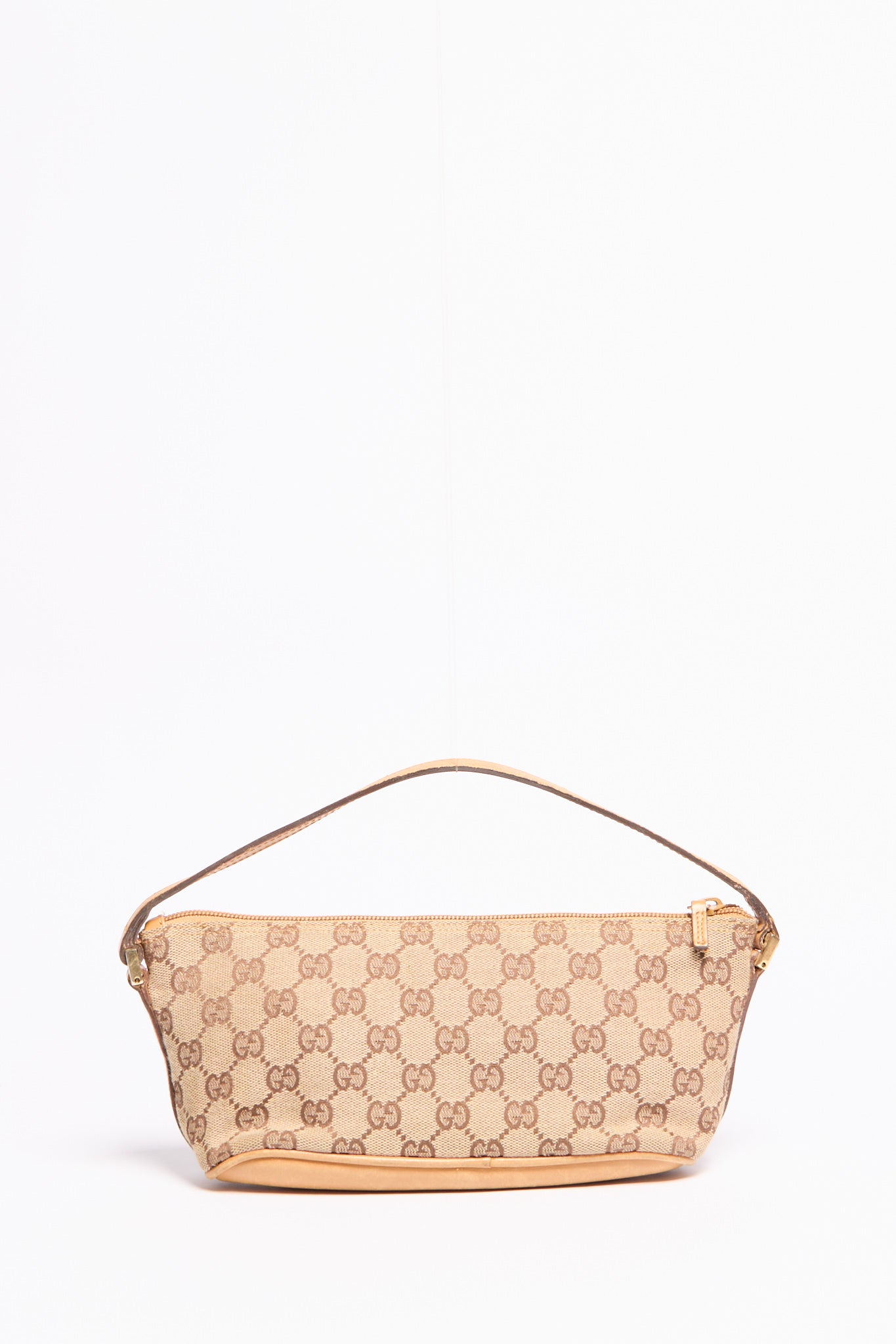 Gucci Tan Monogram Pochette