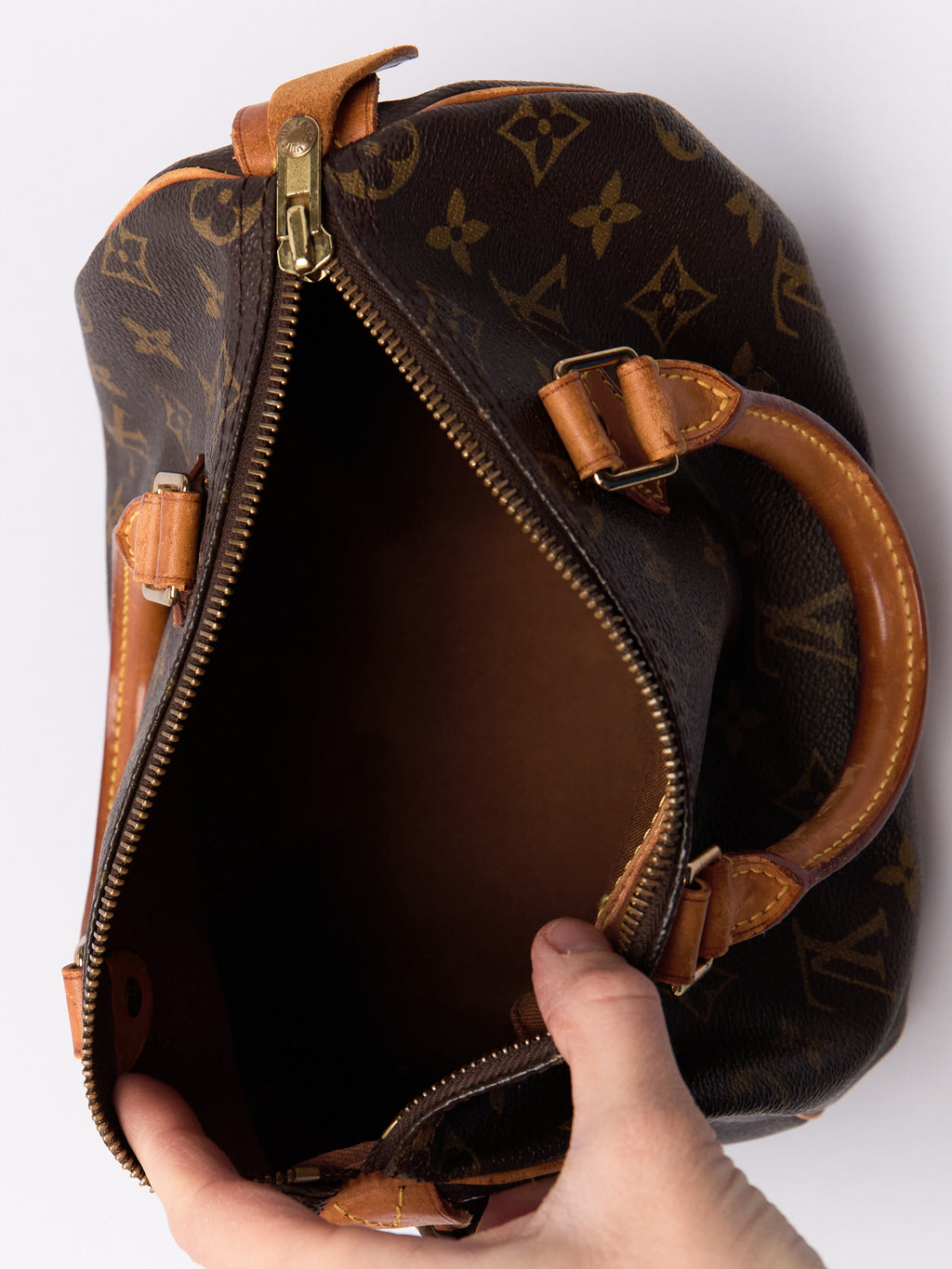 Louis Vuitton Speedy 25 Brown Monogram Handbag