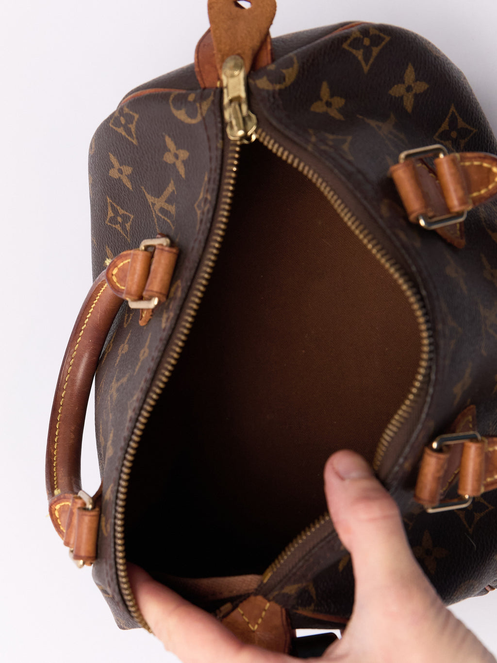 Louis Vuitton Speedy 25 Brown Monogram Handbag