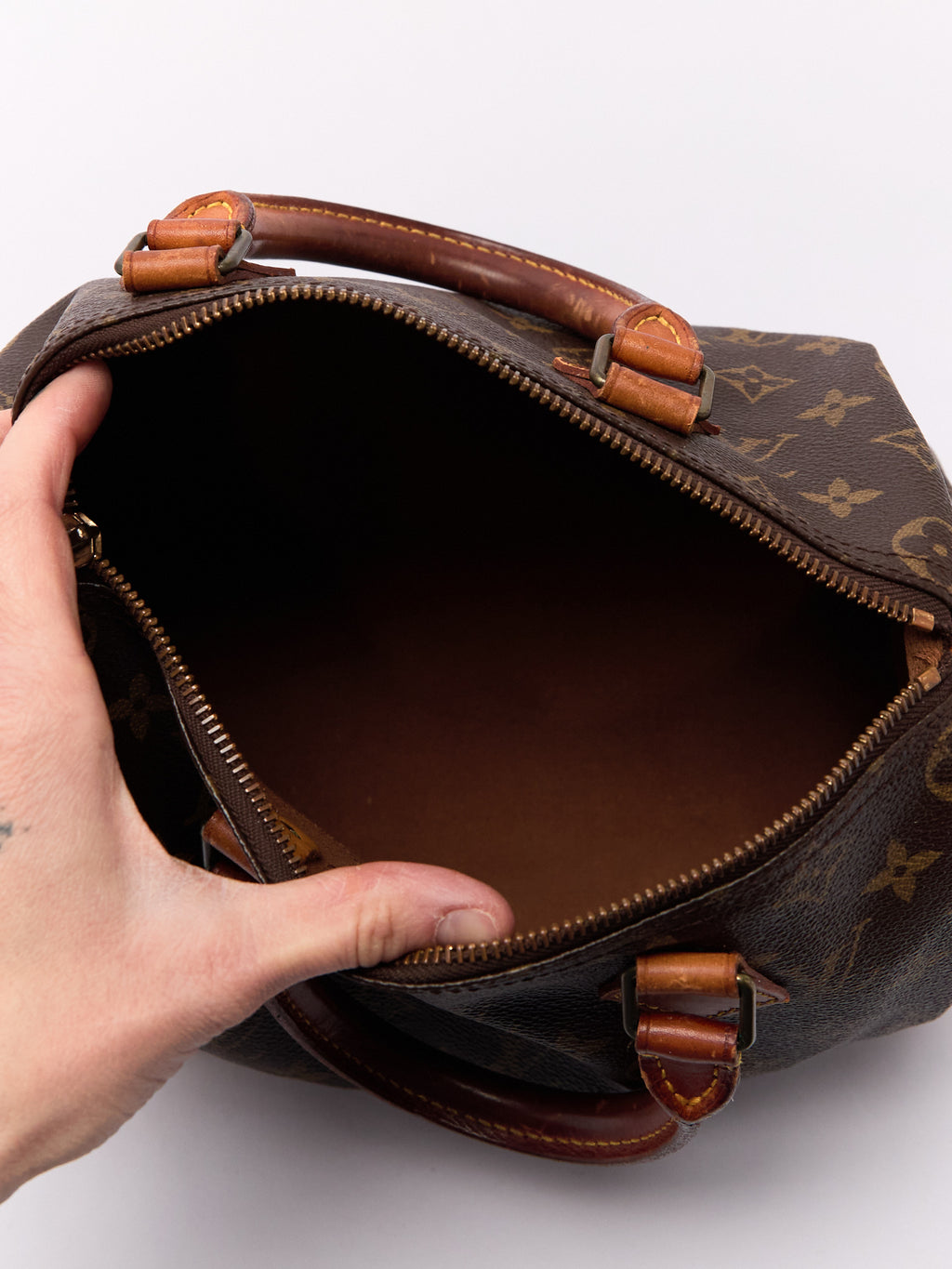 Louis Vuitton Speedy 25 Brown Monogram Handbag