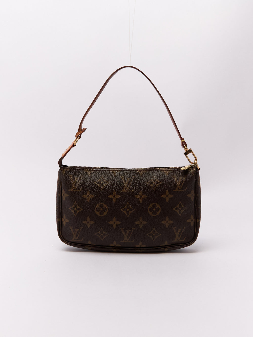 90's Louis Vuitton Pochette Accessoires Brown Monogram Pouch