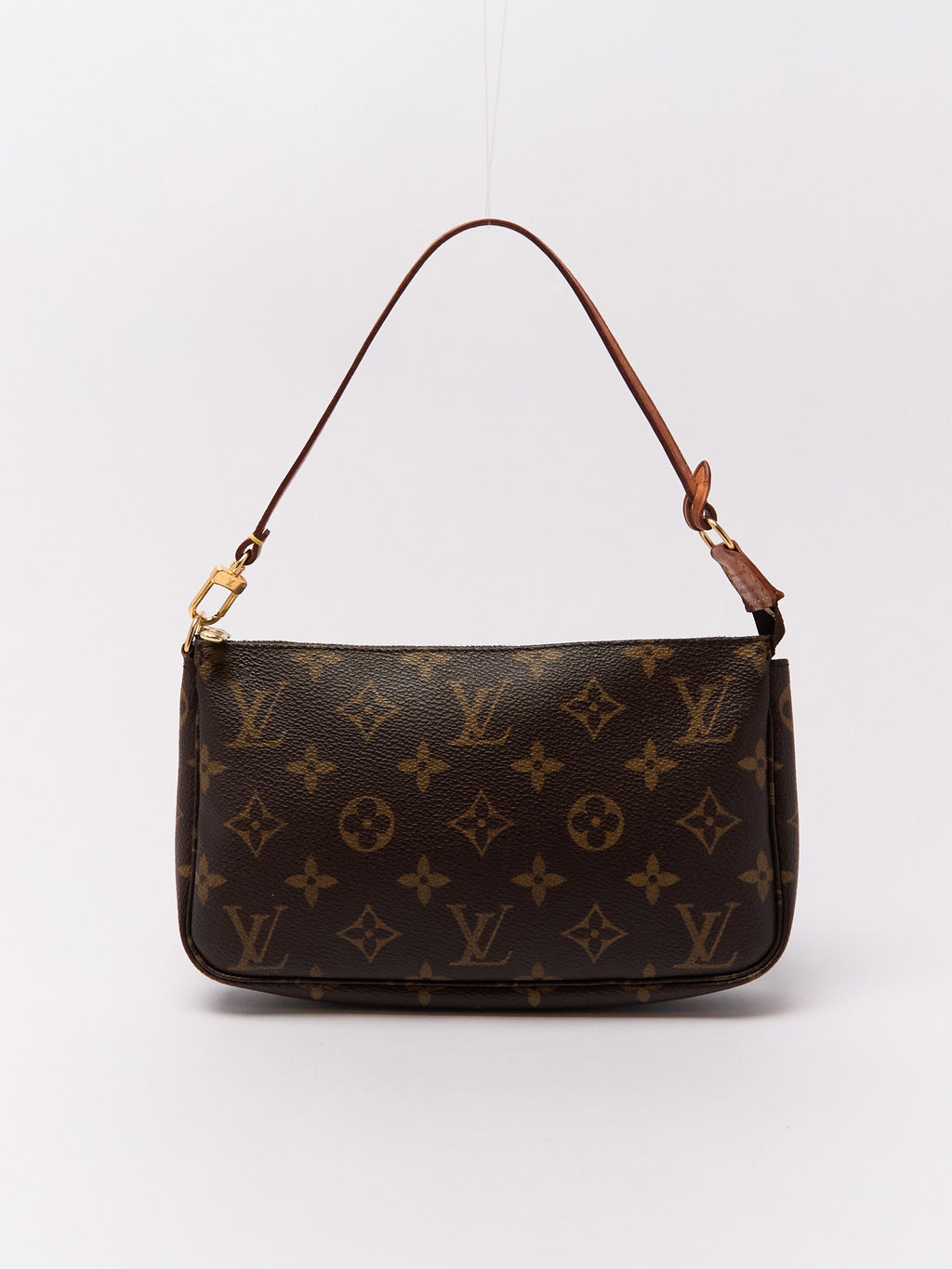 90's Louis Vuitton Pochette Accessoires Brown Monogram Pouch