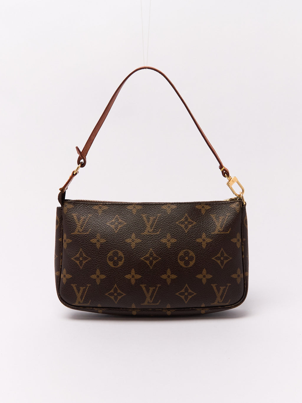 90's Louis Vuitton Pochette Accessoires Brown Monogram Pouch
