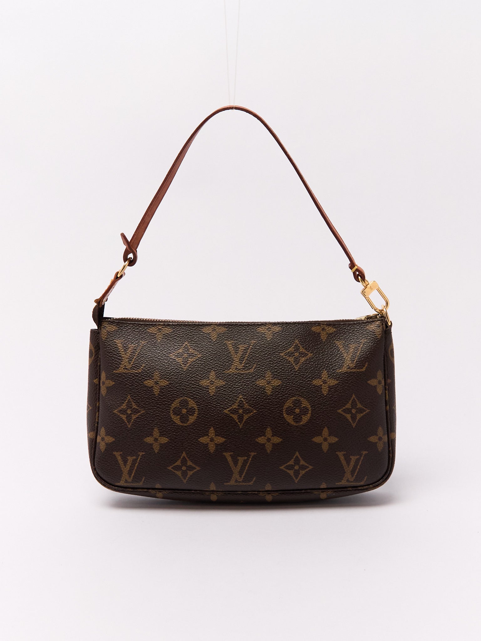 90's Louis Vuitton Pochette Accessoires Brown Monogram Pouch