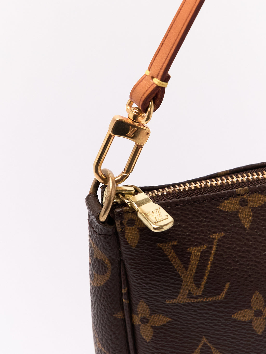 90's Louis Vuitton Pochette Accessoires Brown Monogram Pouch