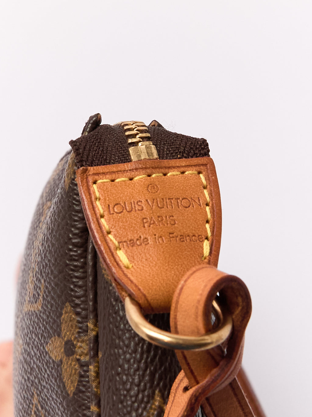 90's Louis Vuitton Pochette Accessoires Brown Monogram Pouch