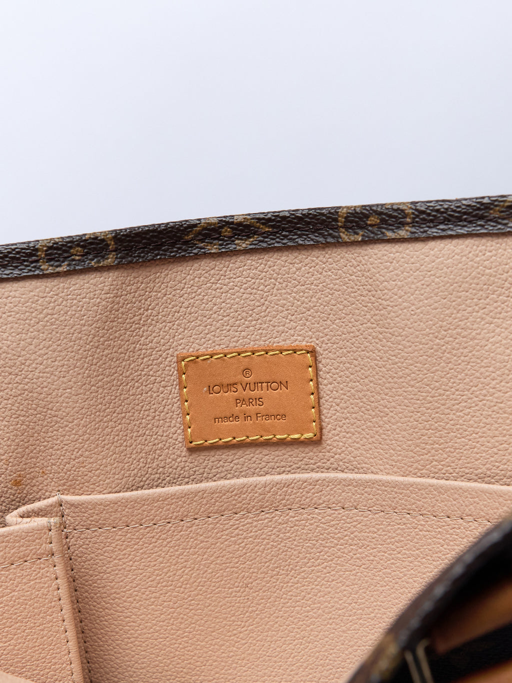 Louis Vuitton Sac Plat Brown Monogram Tote Bag