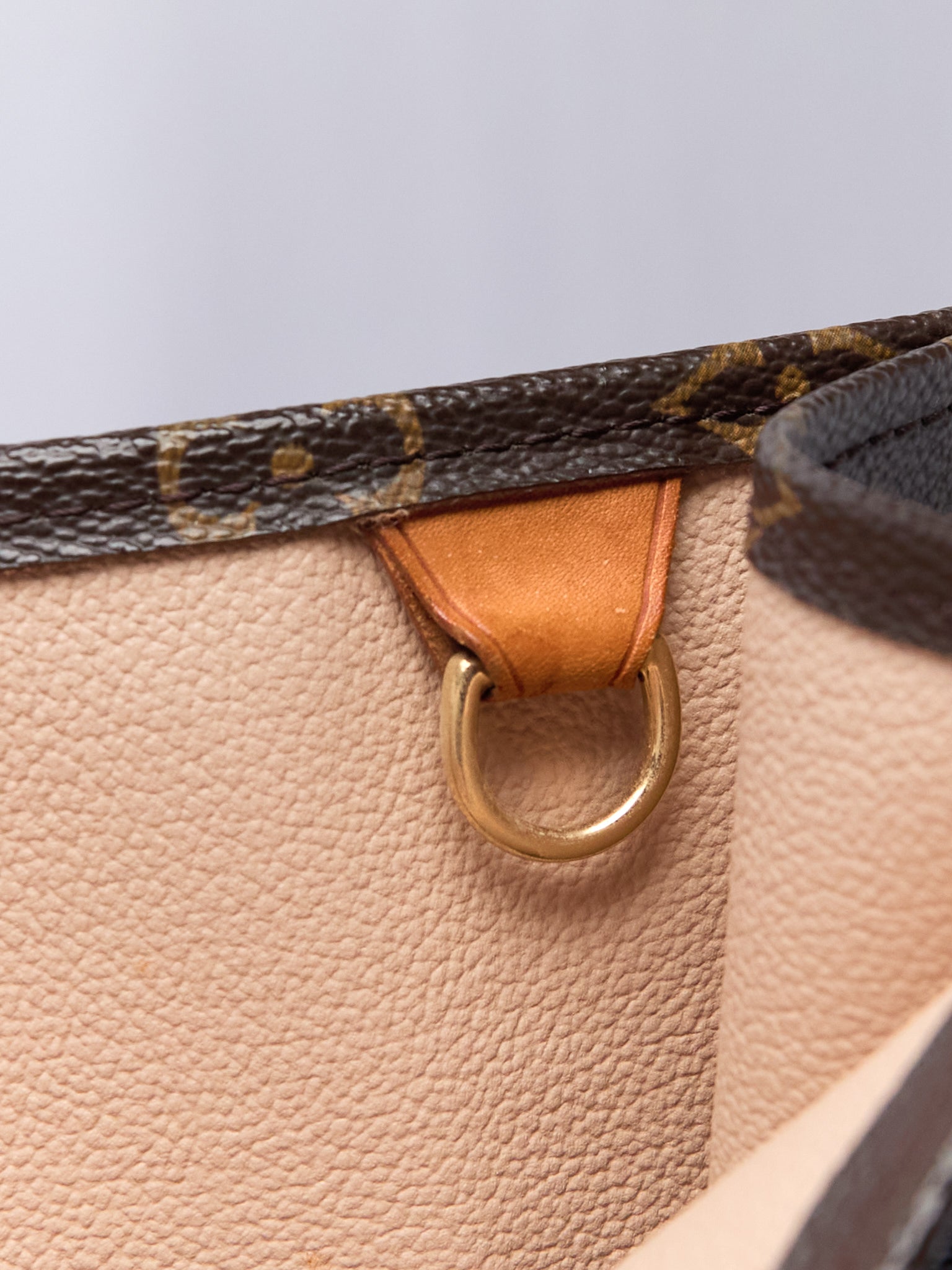 Louis Vuitton Sac Plat Brown Monogram Tote Bag