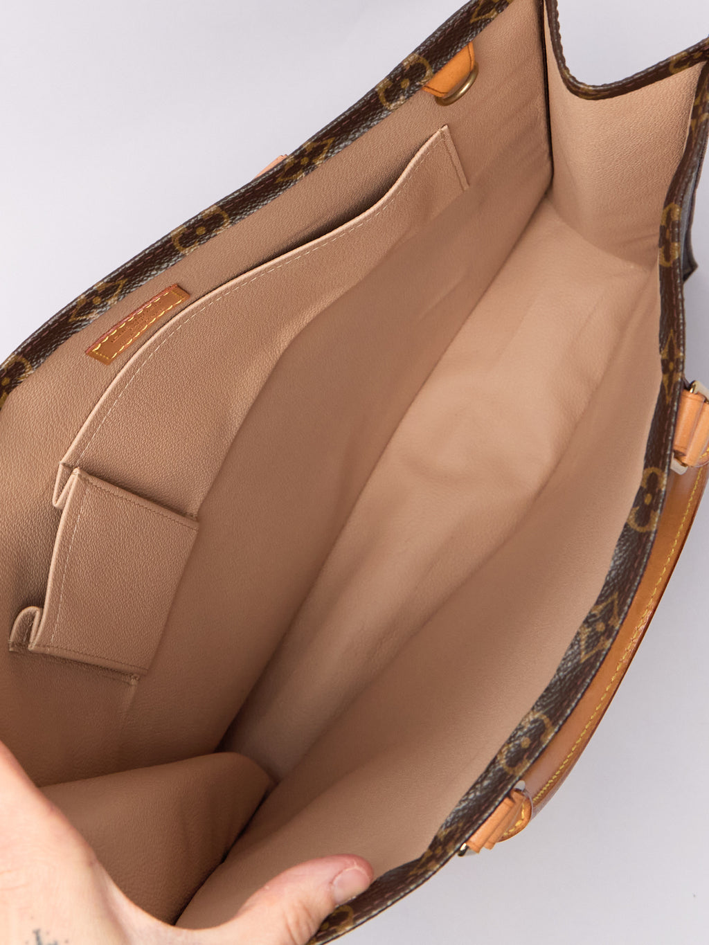 Louis Vuitton Monogram Sac Plat Handbag