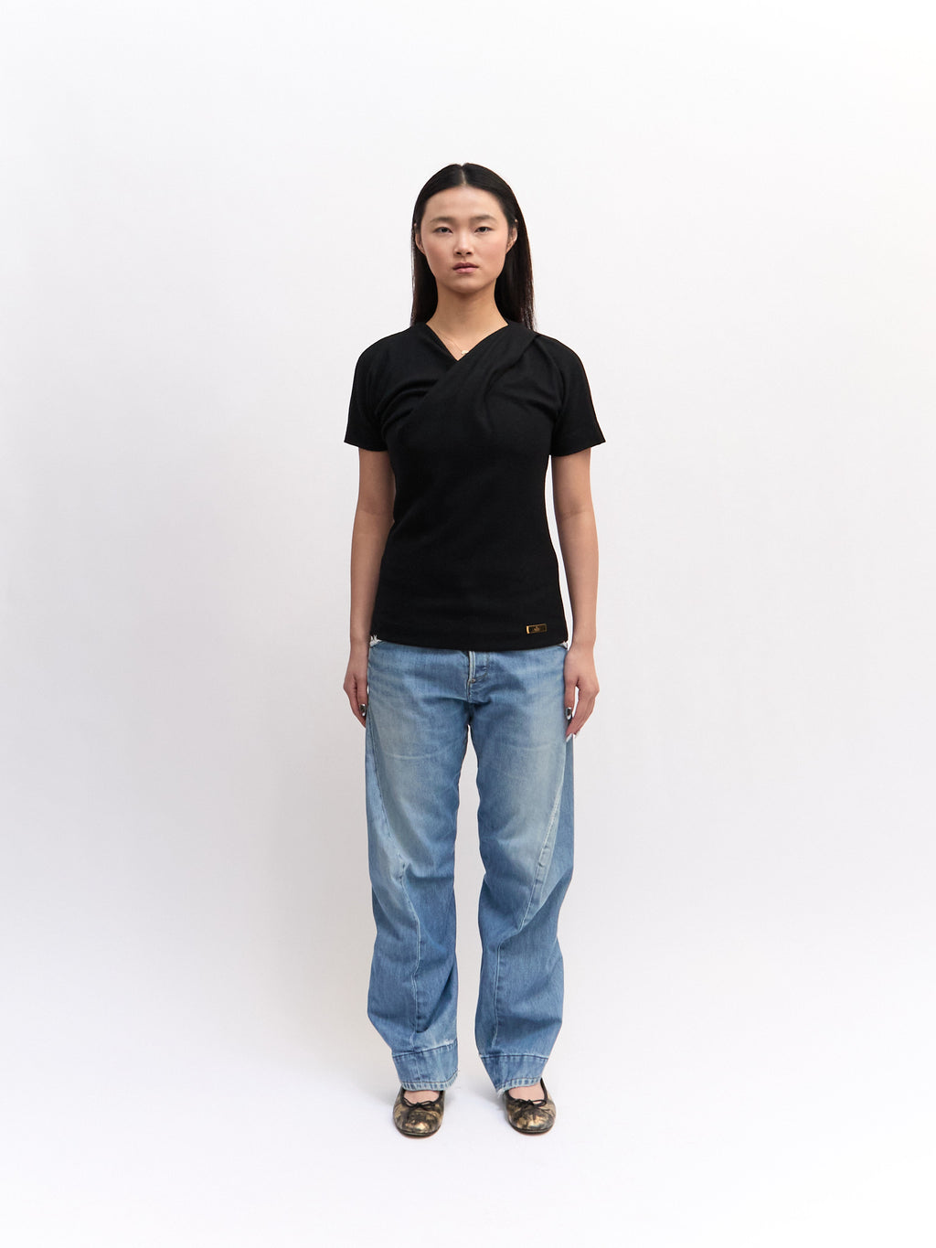 Levi’s Engineered Light Wash Back Strap Jeans