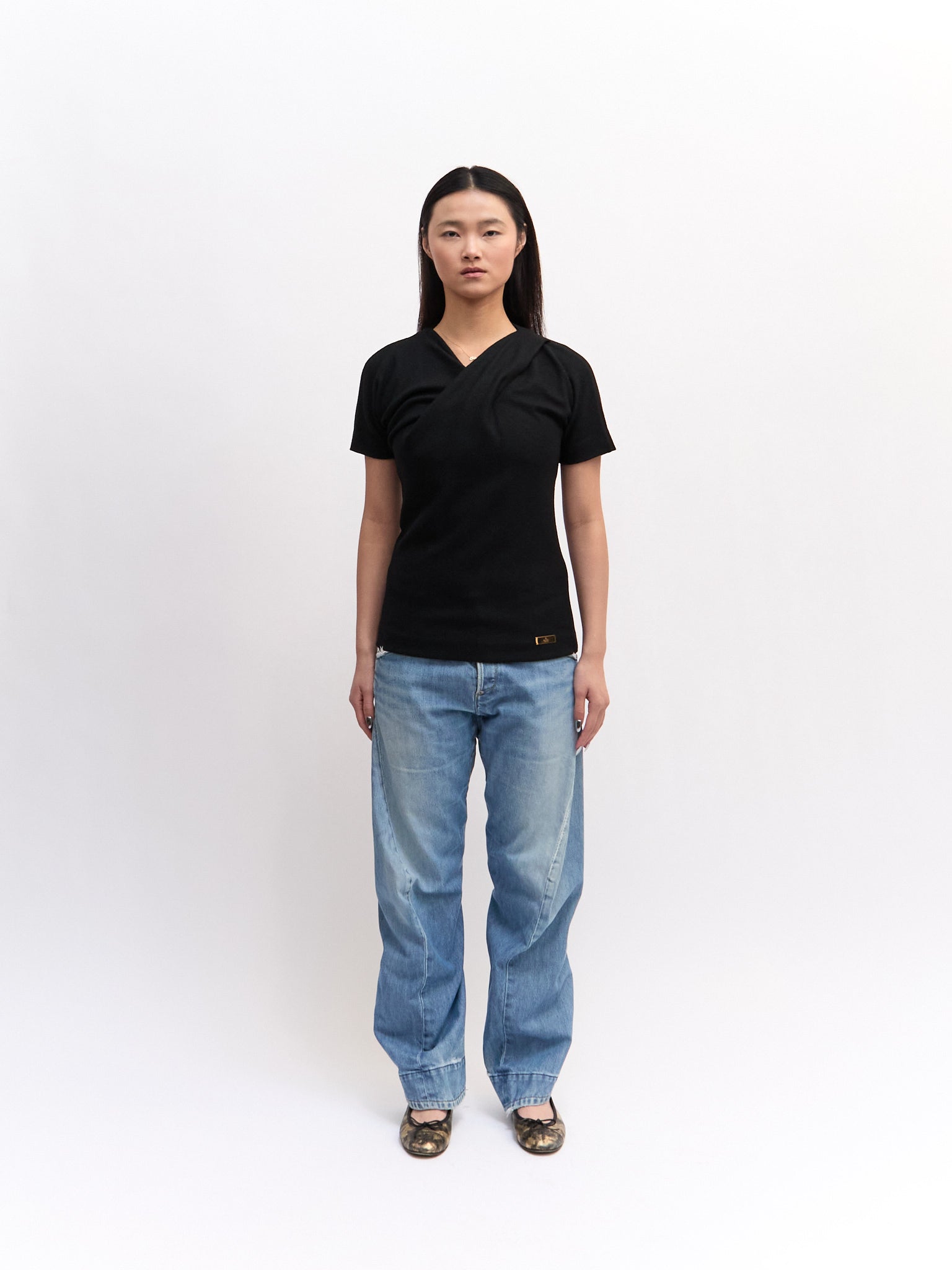 Levi’s Engineered Light Wash Back Strap Jeans