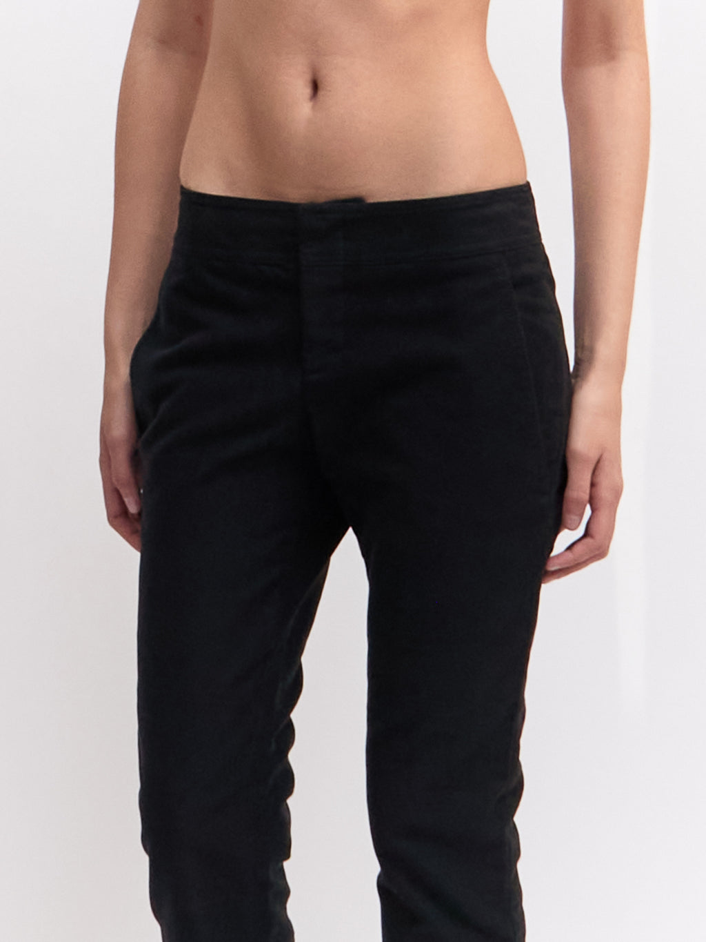 90's Navy Gucci Cropped Trouser