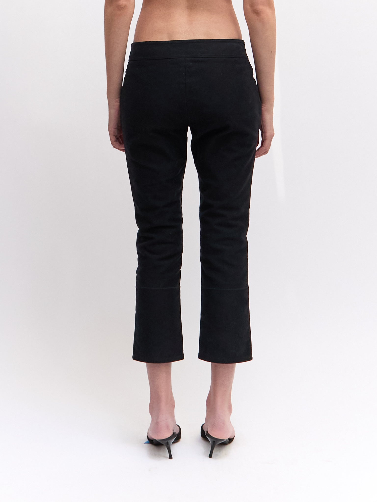 90's Navy Gucci Cropped Trouser