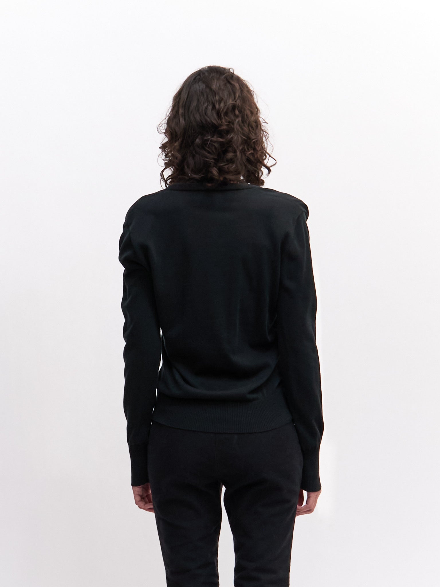 Fendi Black Cardigan with Bow Detailing