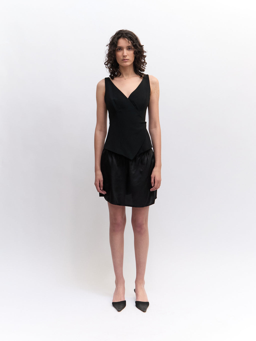 90’s Donna Karan Black Vest