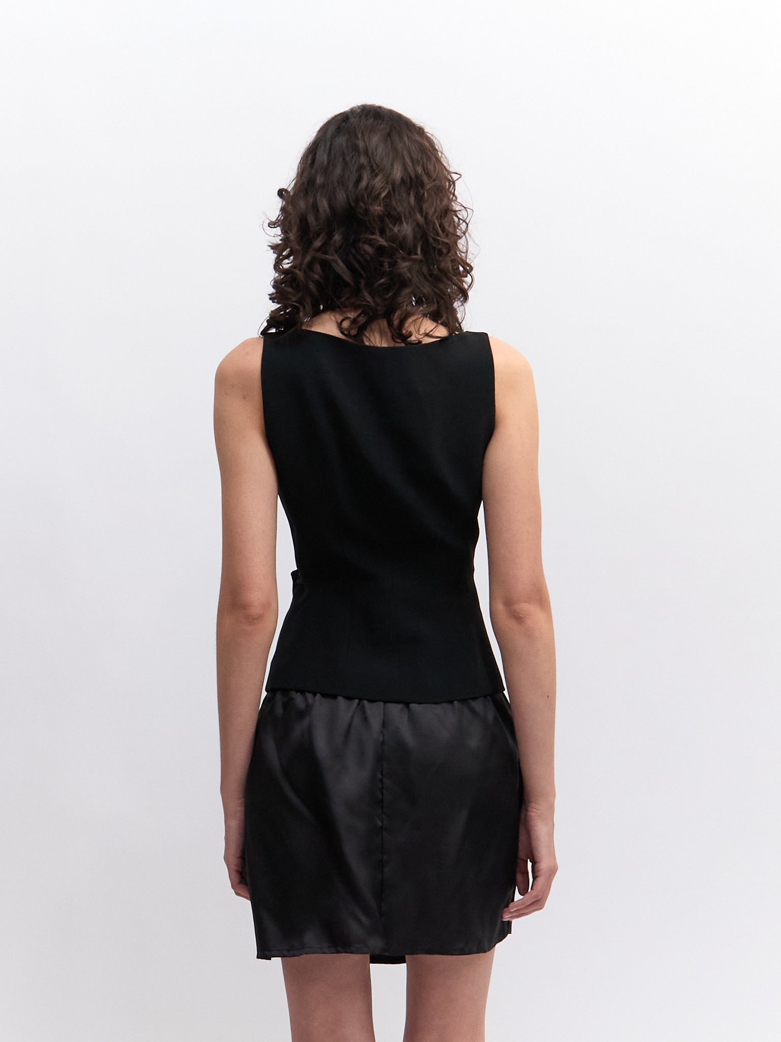 90’s Donna Karan Black Vest