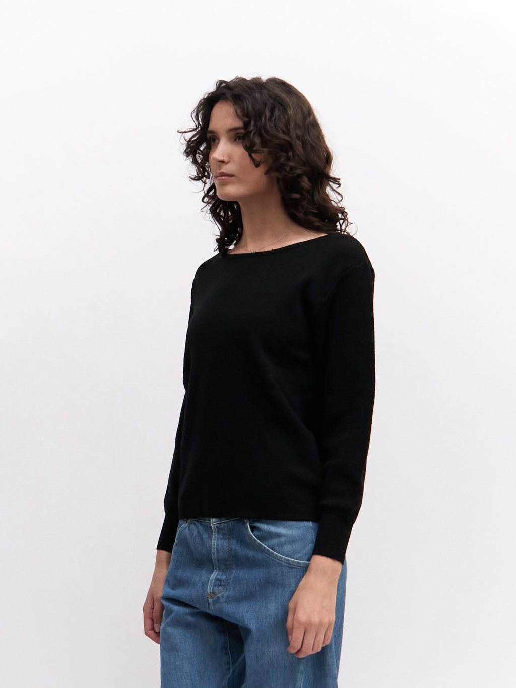 Comme des Garcons Black Wool Sweater