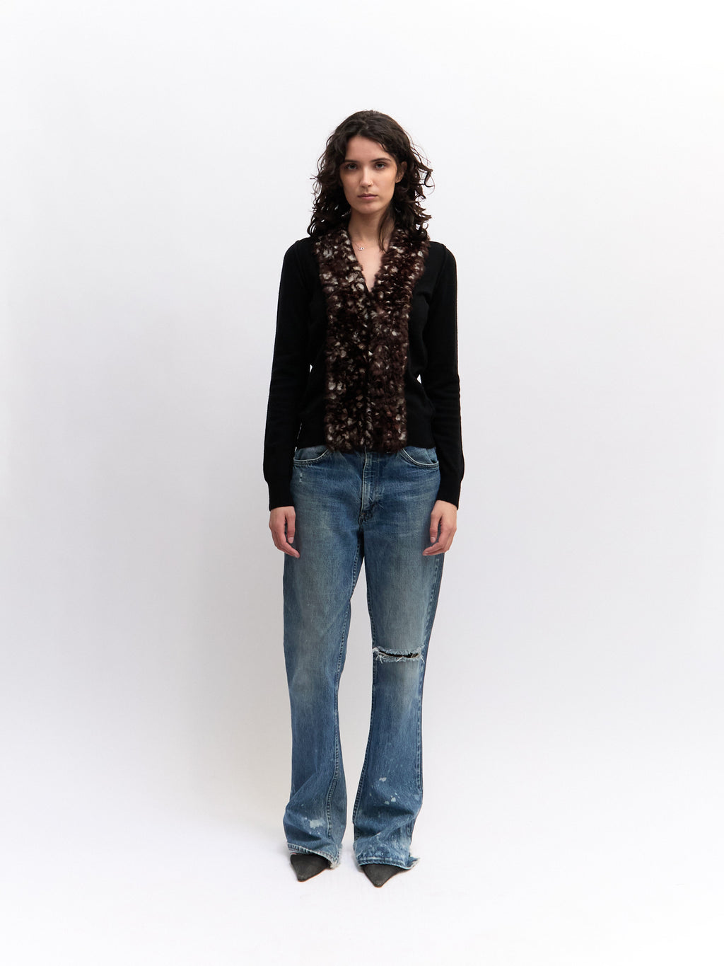 Dolce & Gabbana Leopard Trim Cardigan