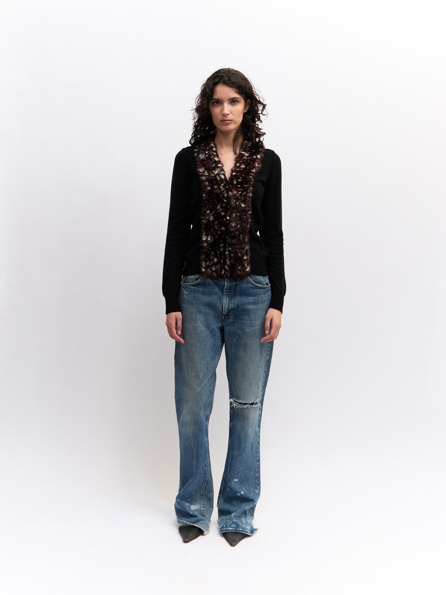 Dolce & Gabbana Leopard Trim Cardigan