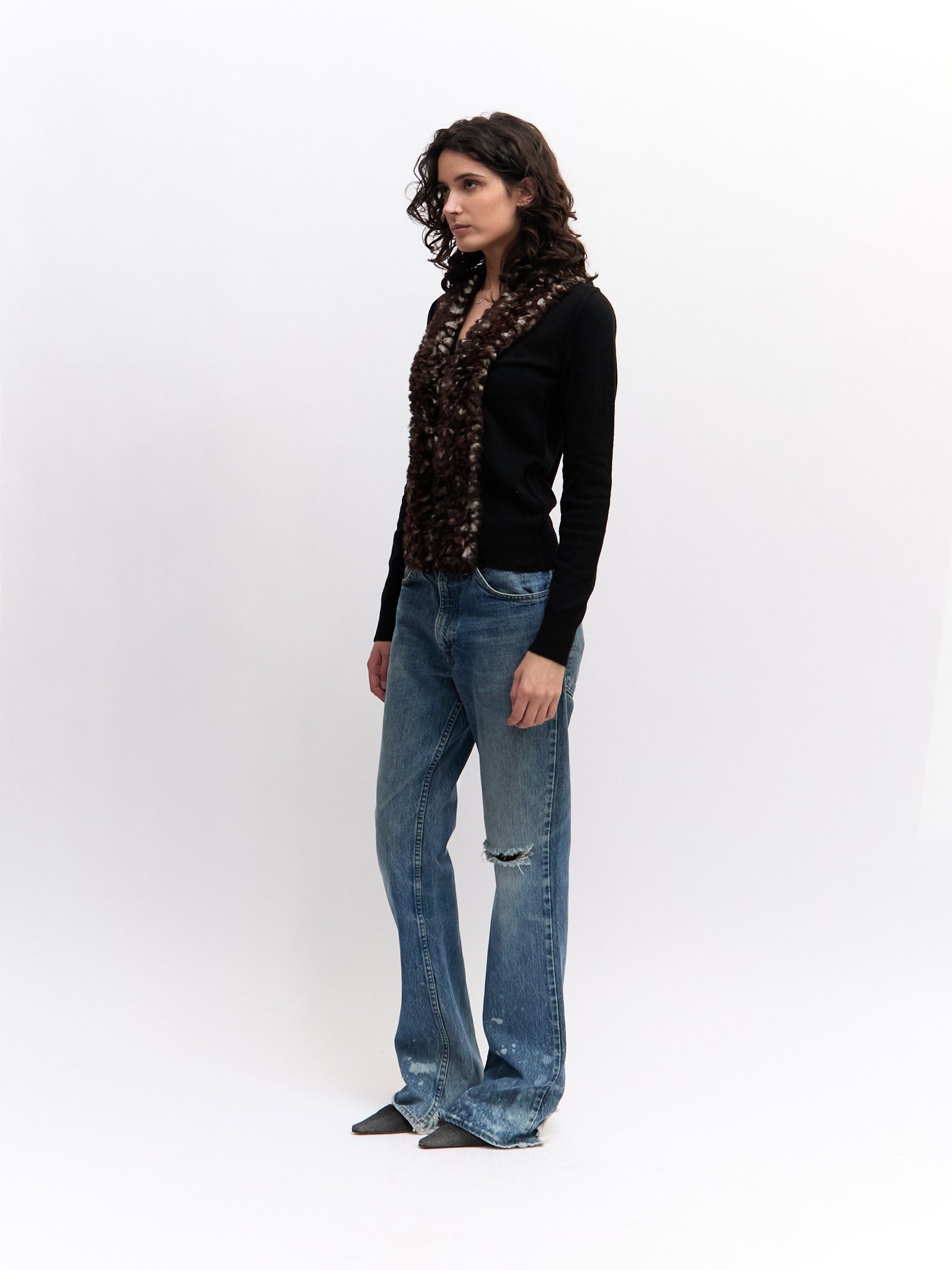 Dolce & Gabbana Leopard Trim Cardigan