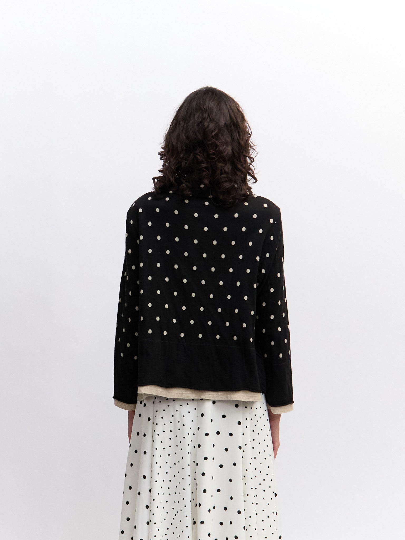 Vintage Polka Dot Cardigan