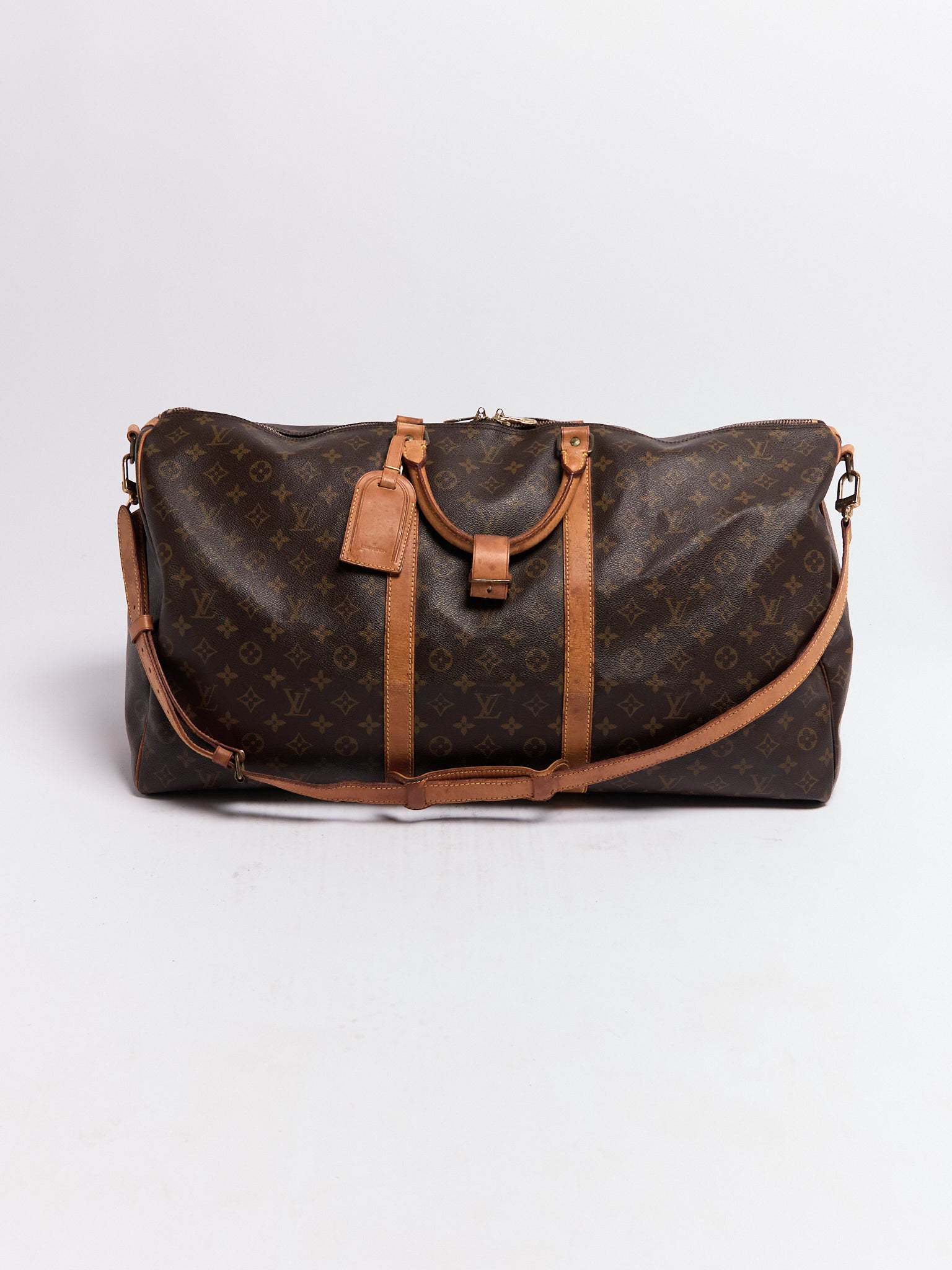 Louis Vuitton Keepall 60 Brown Monogram Duffle Bag