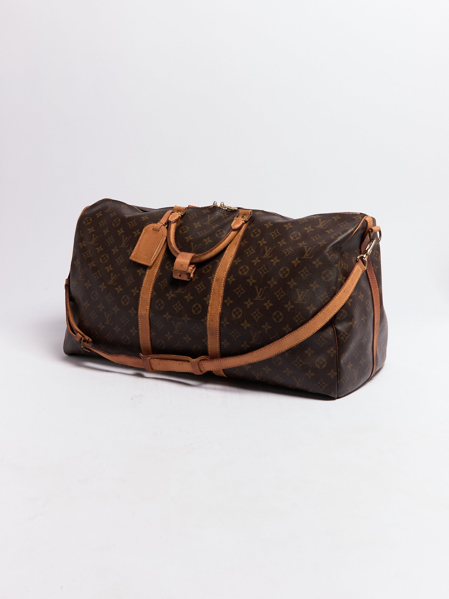 Louis Vuitton Keepall 60 Brown Monogram Duffle Bag