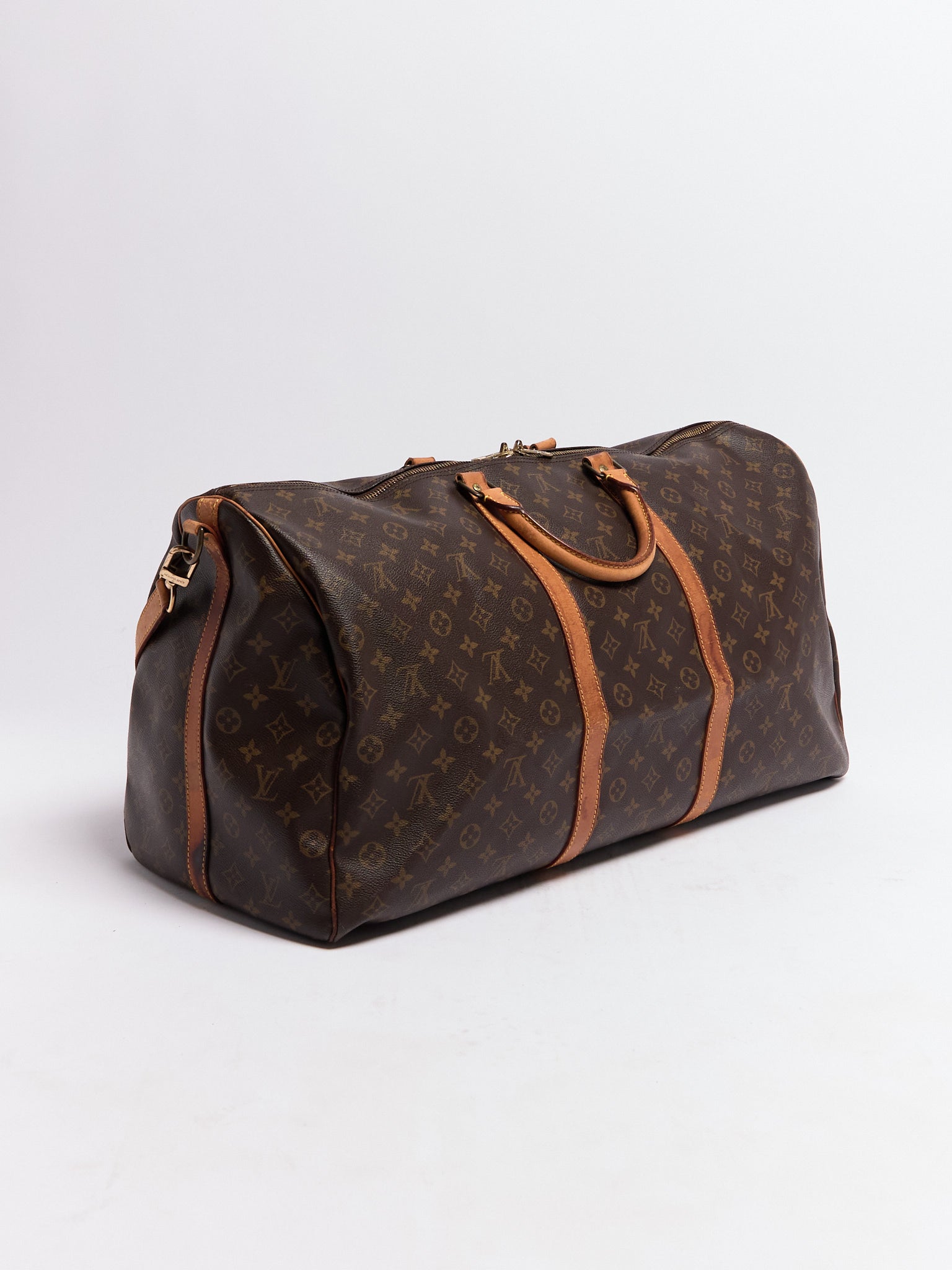 Louis Vuitton Keepall 60 Brown Monogram Duffle Bag