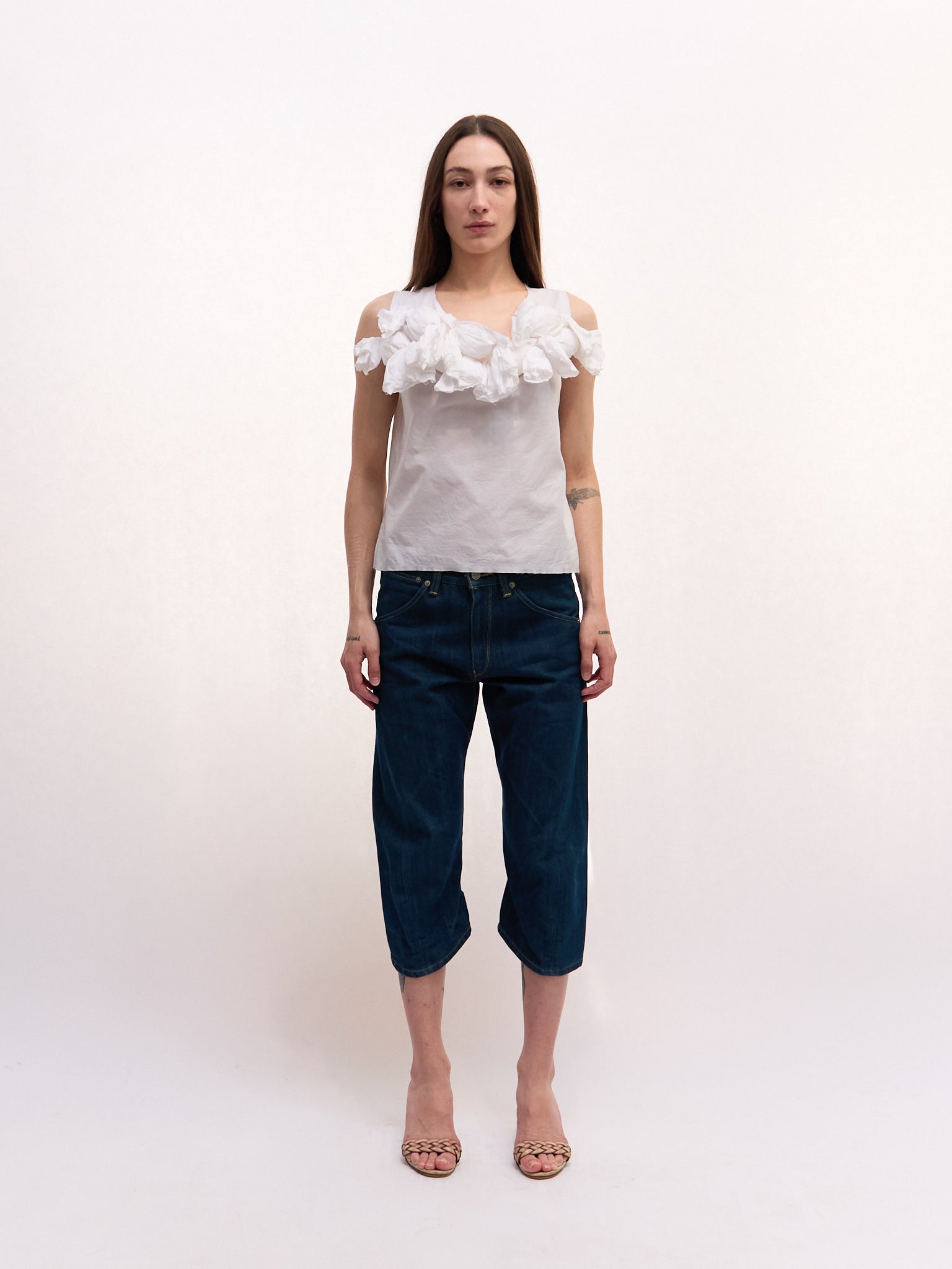 Comme des Garçons White 3D Tank