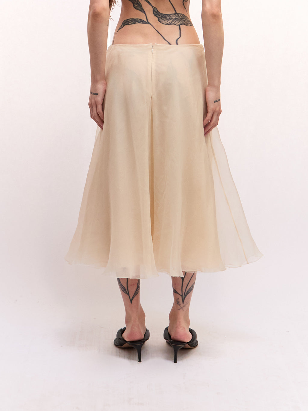Ralph Lauren Purple Label Chiffon Skirt