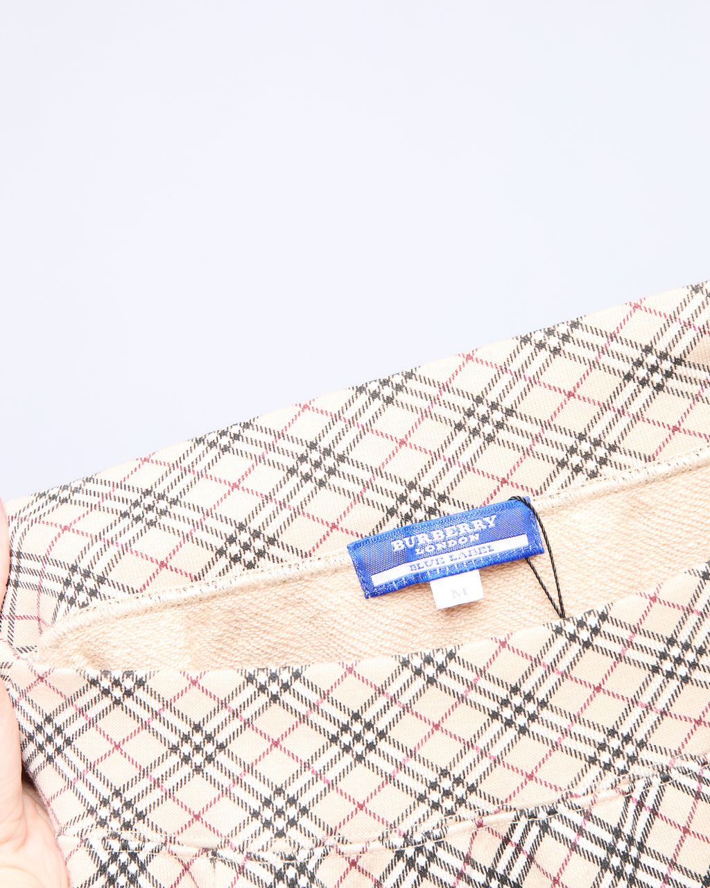 Burberry Brown Nova Check Logo 3/4 Length Top