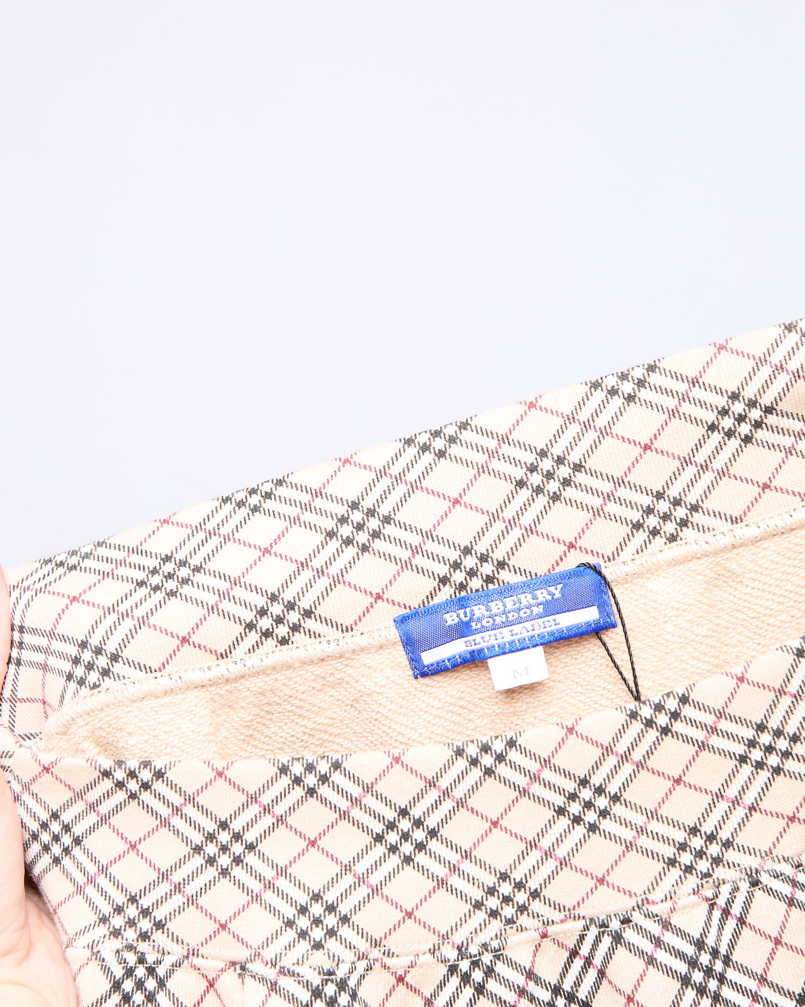 Burberry Brown Nova Check Logo 3/4 Length Top