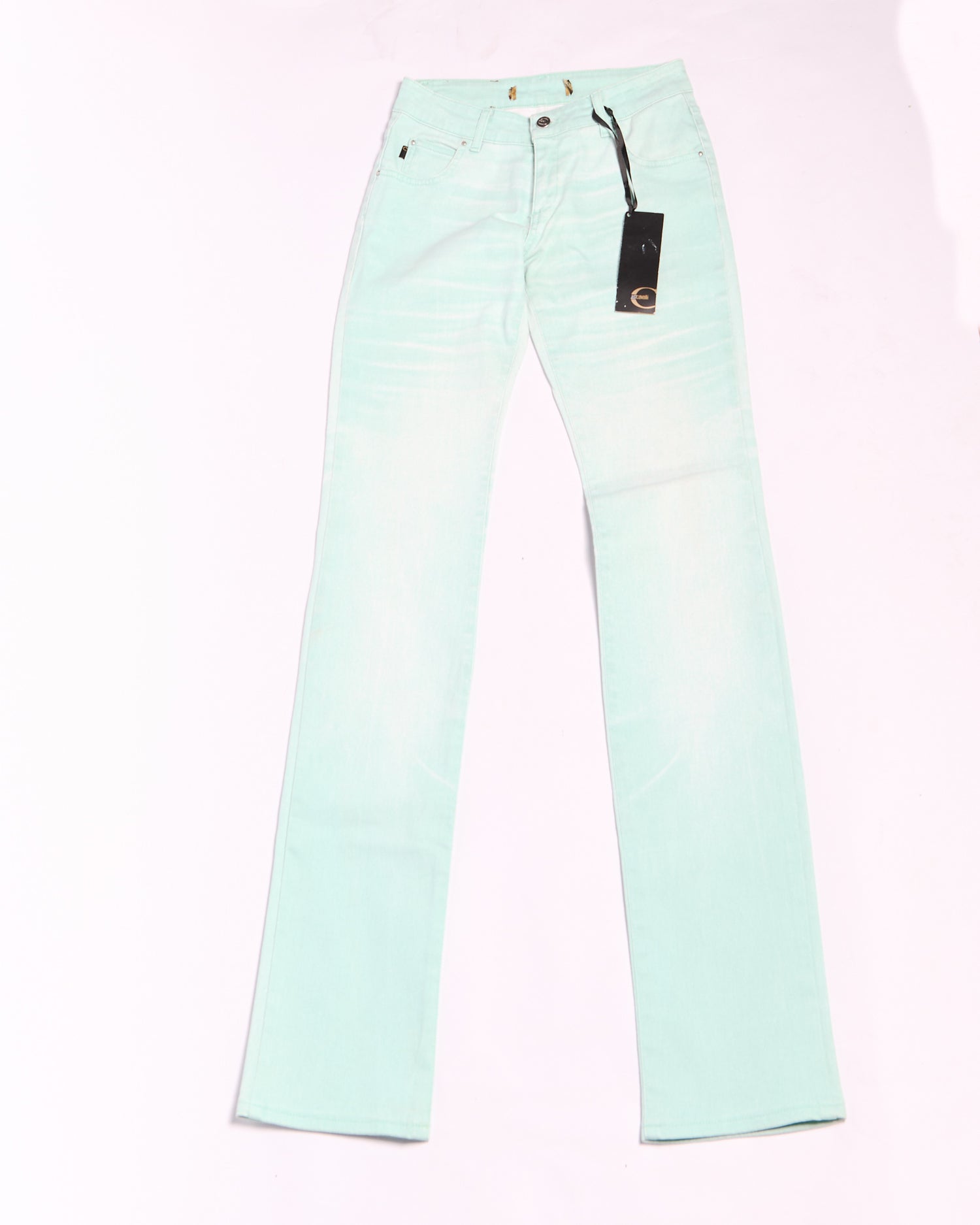 Just Cavalli Seafoam Green Jeans Size S W27