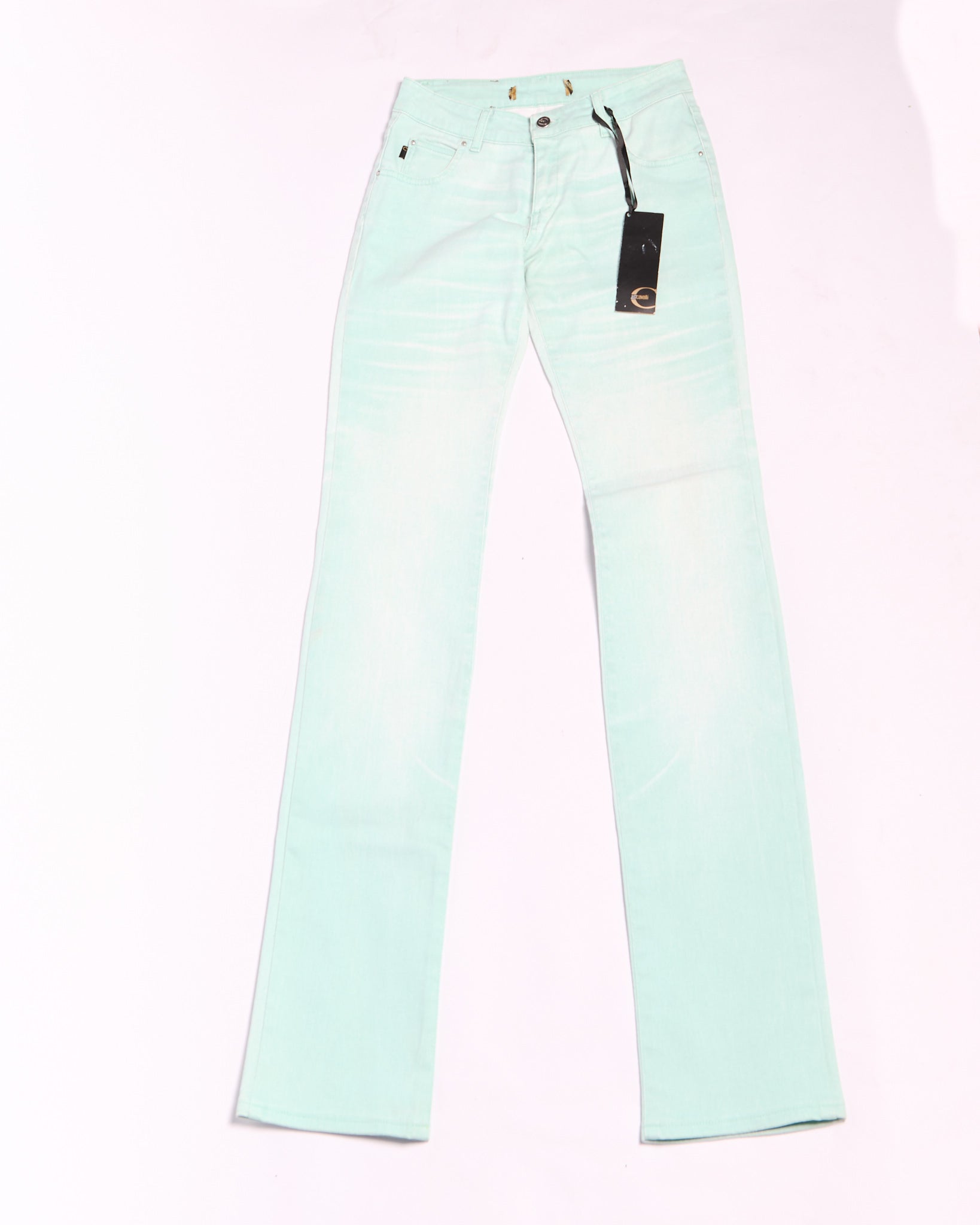 Just Cavalli Seafoam Green Jeans Size S W27