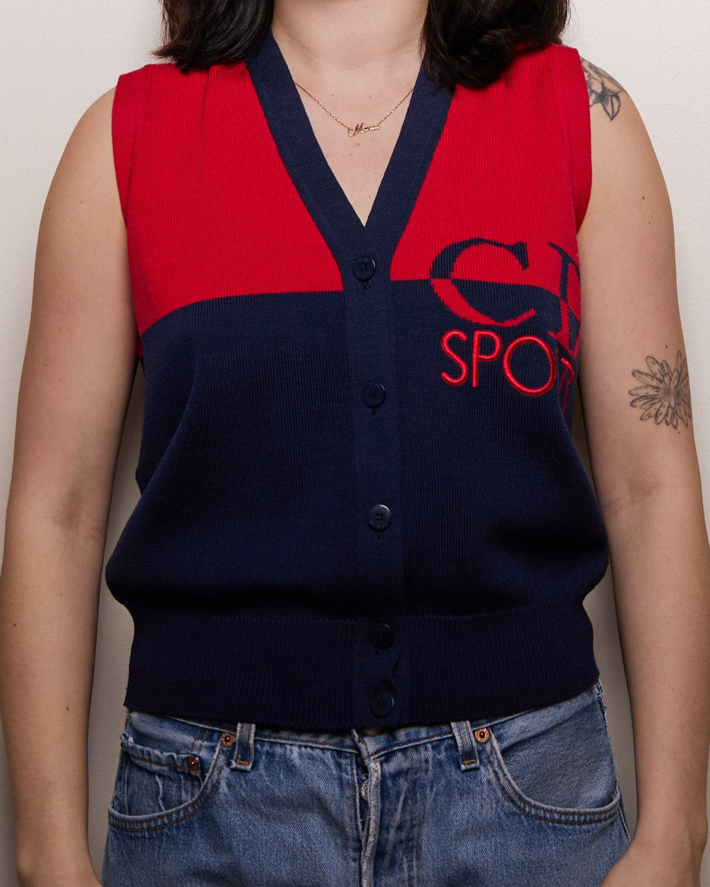Christian Dior Sport Red/Navy Vest