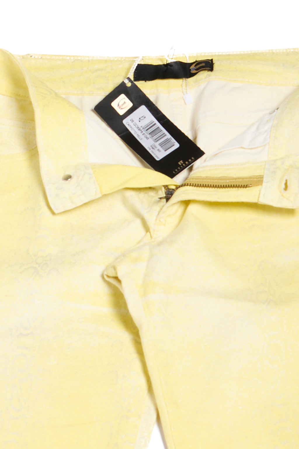 Just Cavalli Yellow Snakeskin Print Jeans Size S W28