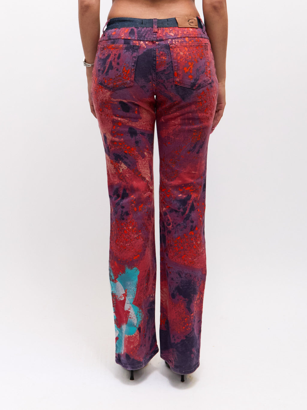Just Cavalli Volcanic Print Jeans