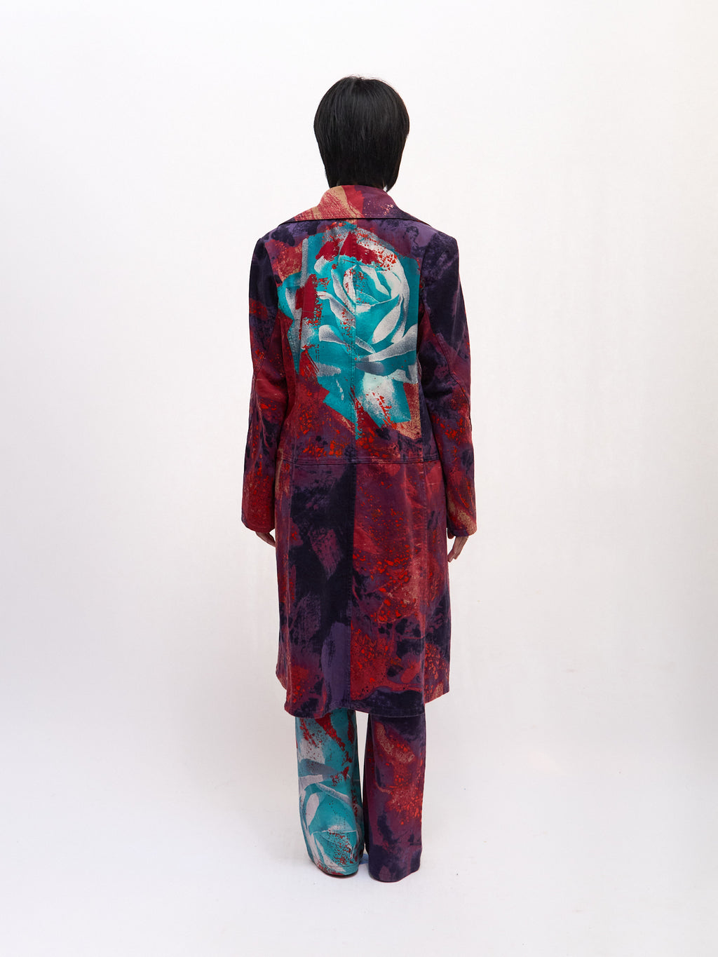 Just Cavalli Volcanic Print Maxi Jacket