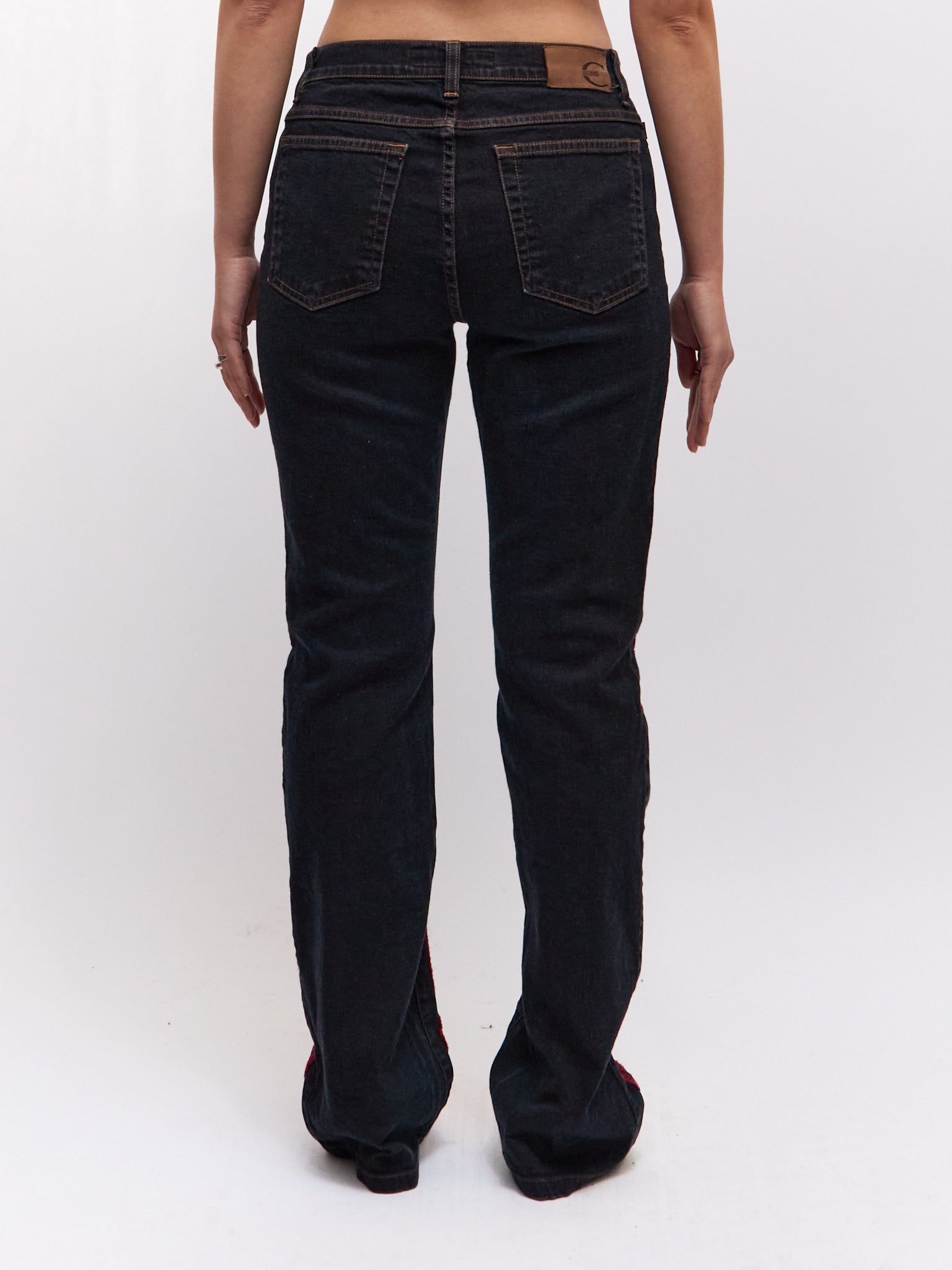 Just Cavalli Red Tiger Patch Pants Set
