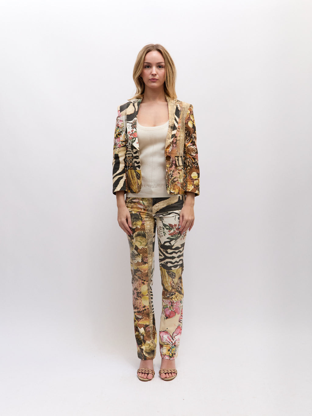 Just Cavalli Multicolor Print Jacket [SET]