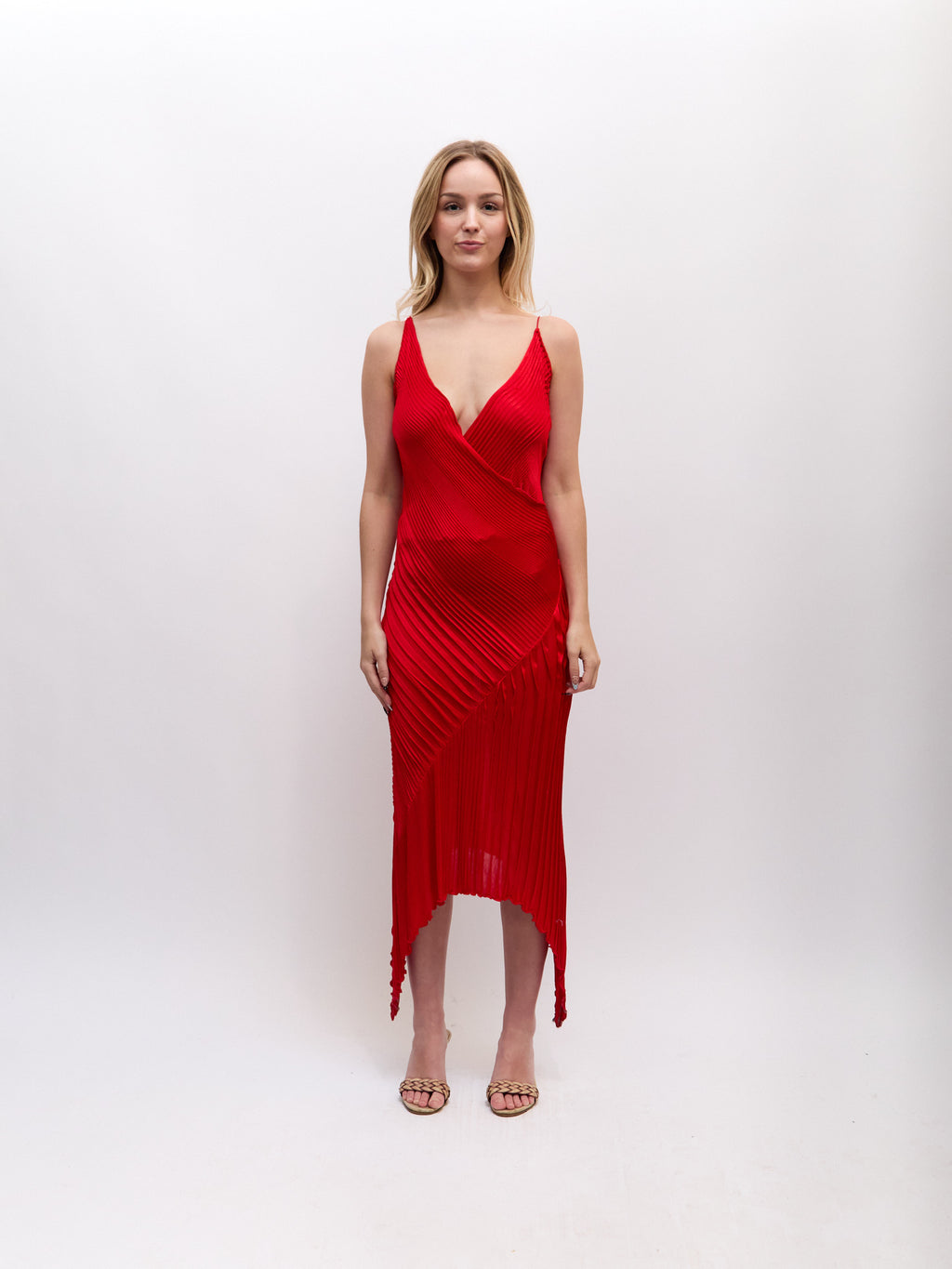 Roberto Cavalli CLASS Red Strap Dress